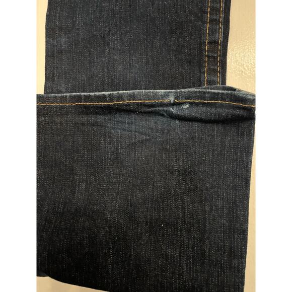 True Religion Jeans Women 29 Dark Wash Bootcut Low Mid Rise blokette y2k western - Picture 9 of 11